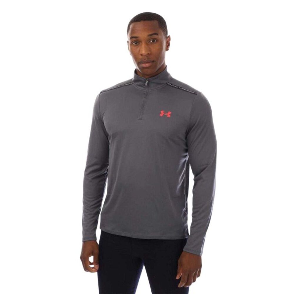 Under Armour Mens Tech Fleece Top / Gray